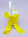 FGB-010-1-Yellow and White Flower Girl Basket