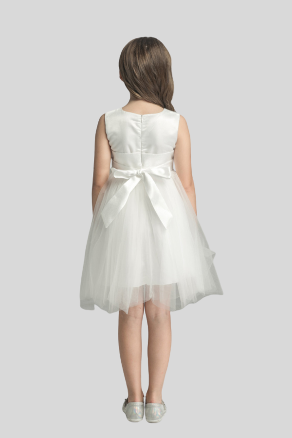 Olivia Sleeveless Satin Flower Girl Dress Olivia Sleeveless Satin Flower Girl Dress