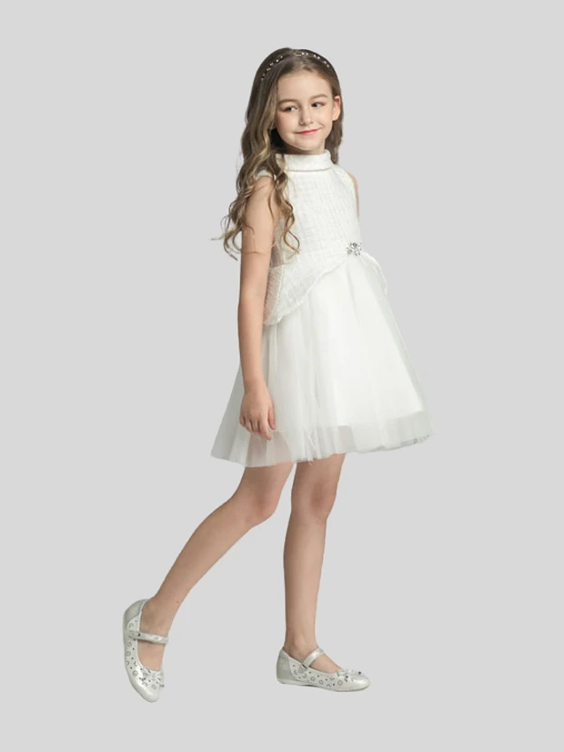 Stella Sleeveless Flower Girl Dress