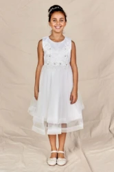 Isabella Flower Girl Dress in White Perth Australia
