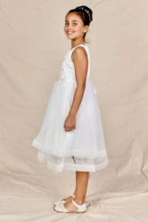 Isabella Flower Girl Dress in White Perth Australia