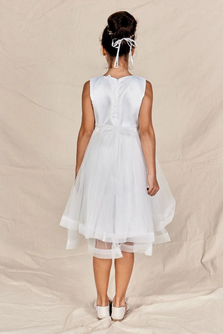 Isabella Flower Girl Dress in Whiteback Isabella Flower Girl Dress in White Perth Australia