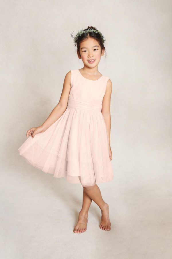 Etsy Blush Tulle Flower Girl Dress Etsy Blush Tulle Flower Girl Dress