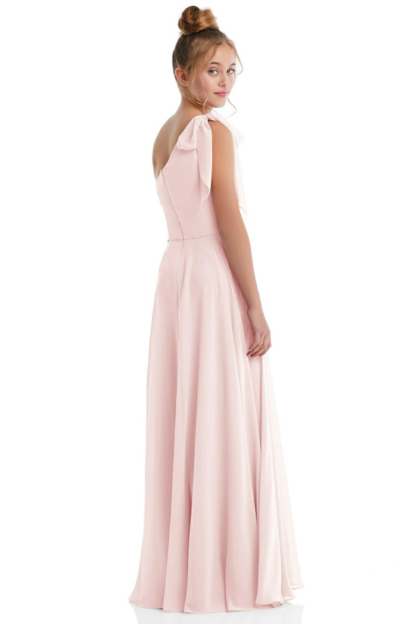 Esther Junior Bridesmaid Dress in Blush Pink