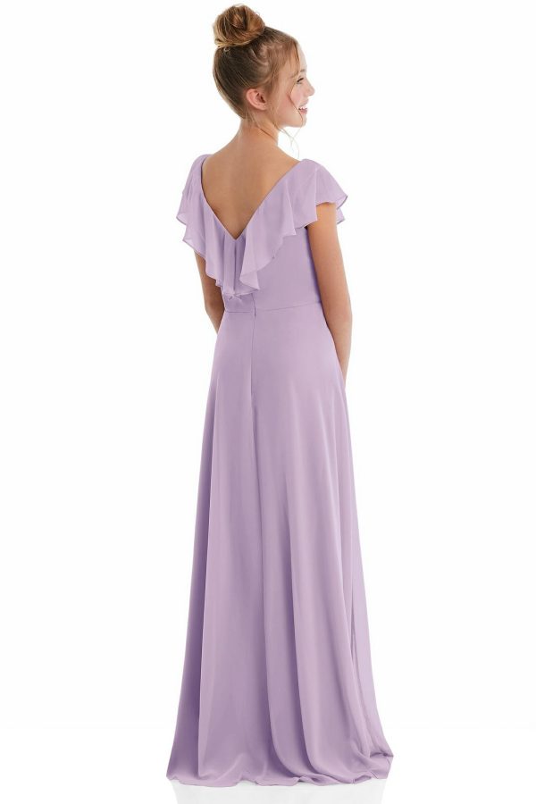 Alexandra Junior Bridesmaid Dress in Pale Purple