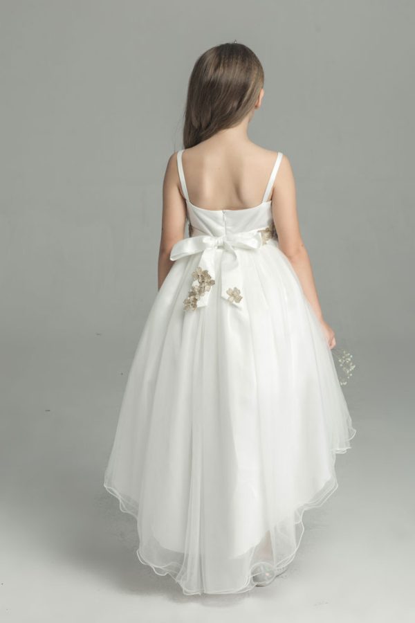 AliceFlowerGirlDress4 Alice Flower Girl Dress Australia White and Gold