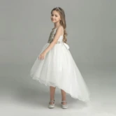 Alice Flower Girl Dress Australia White and Gold