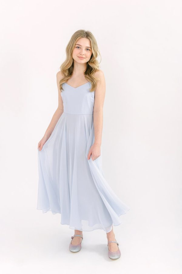 Edie Junior Bridesmaid Dress in Powder Blue Edie Junior Bridesmaid Dress in Powder Blue
