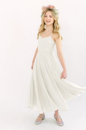Edie Junior Bridesmaid Dress in Ivory