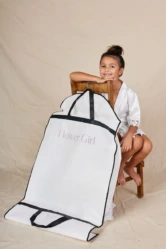 Flower Girl Garment Bag with cary handles