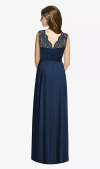 Lainey Lace Junior Bridesmaid Dress by Dessy in Midnight Navy